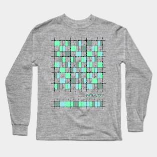 Mydoku_001_V001_002_F: Sudoku, Sudoku coloring, logic, logic puzzle, holiday puzzle, fun, away from screen Long Sleeve T-Shirt